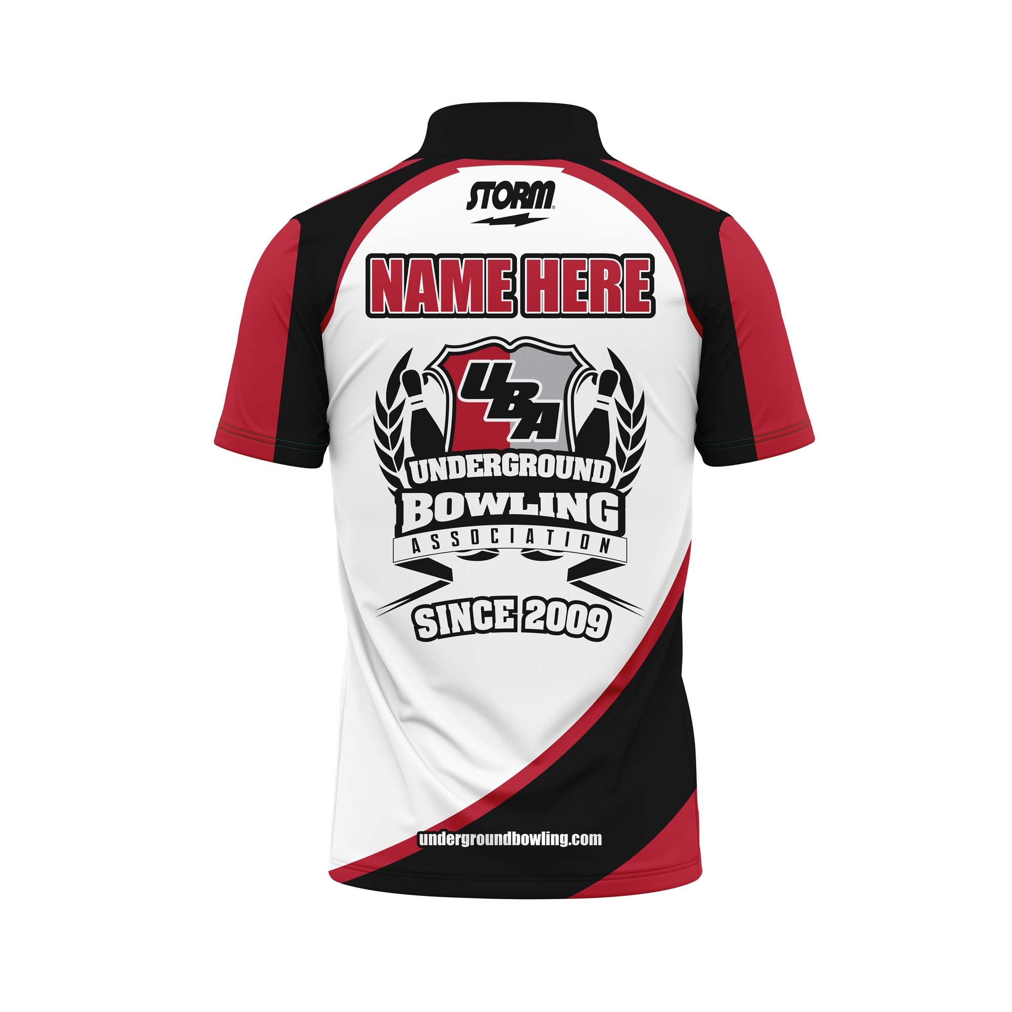 Carolina Rollers White Red Jersey