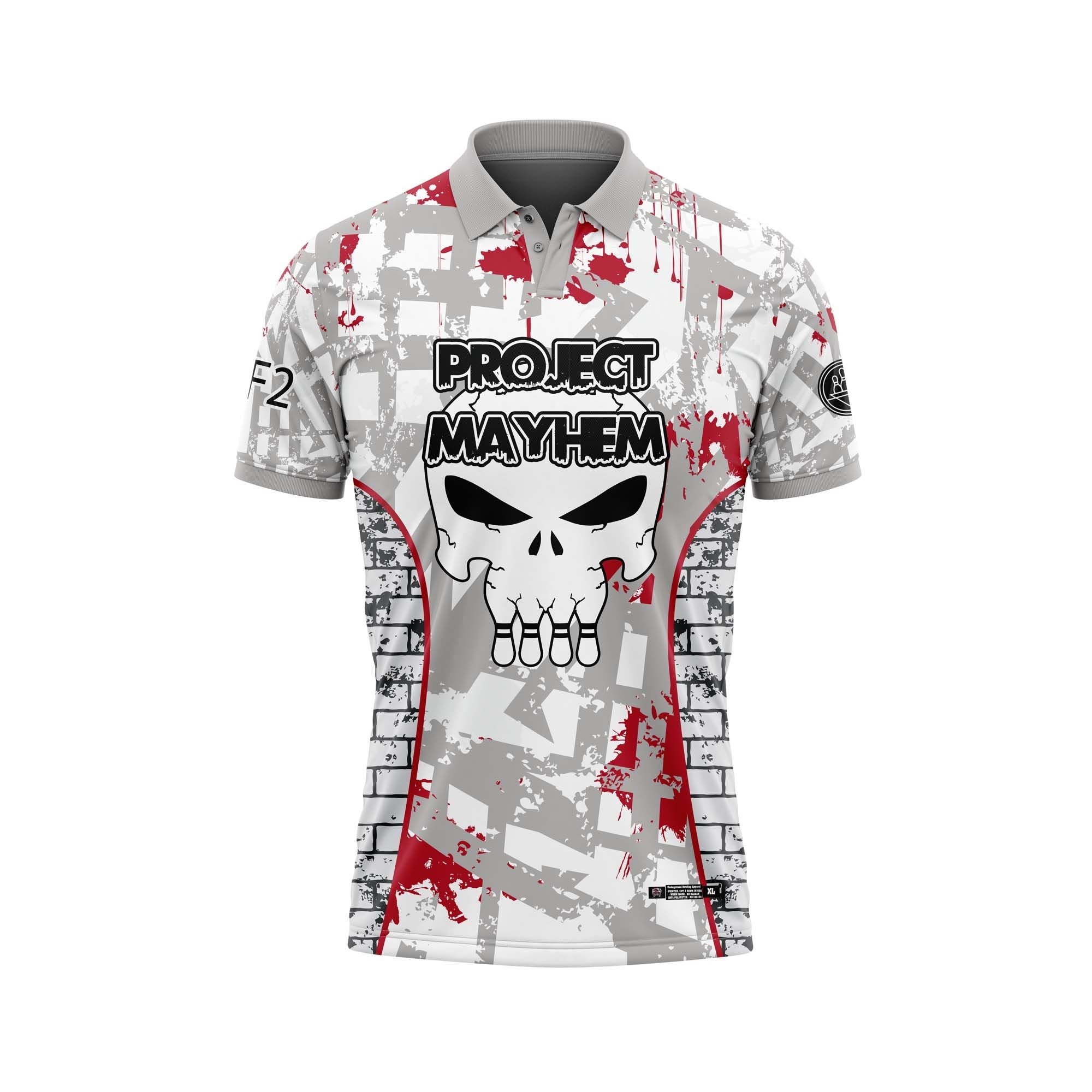 Project Mayhem White Red Jersey