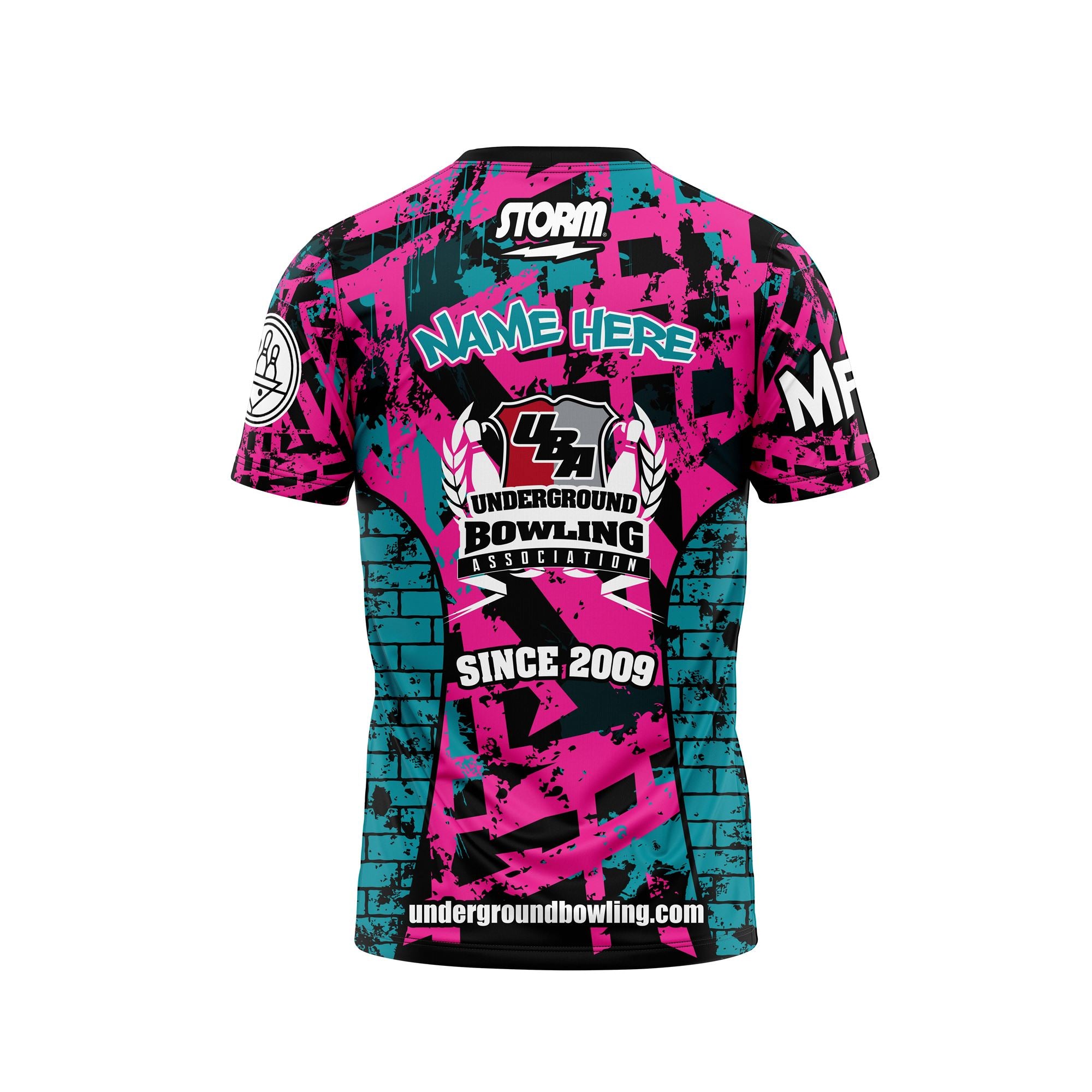 Project Mayhem Black Aqua Pink Jersey