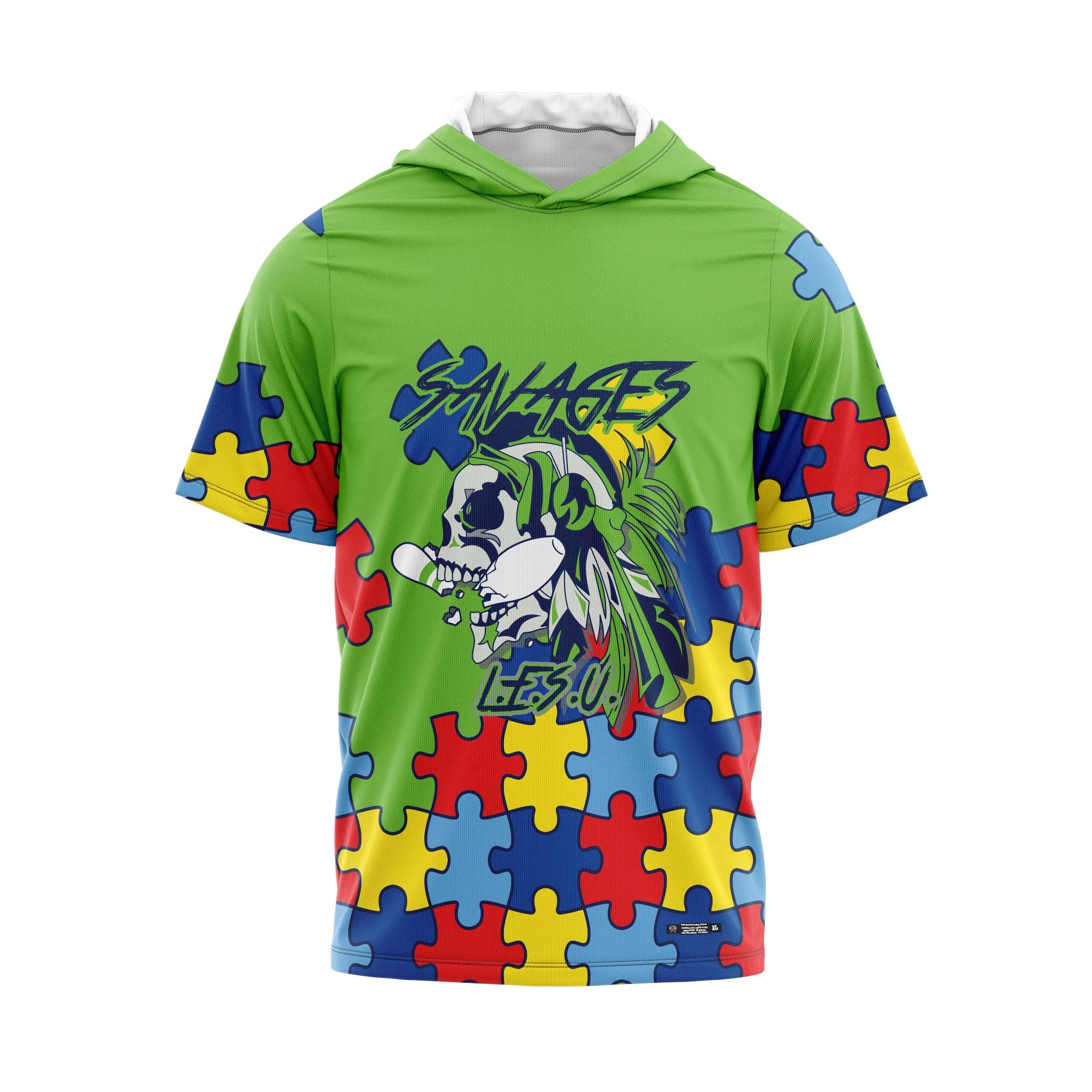 Spartanburg Savages Autism Jersey