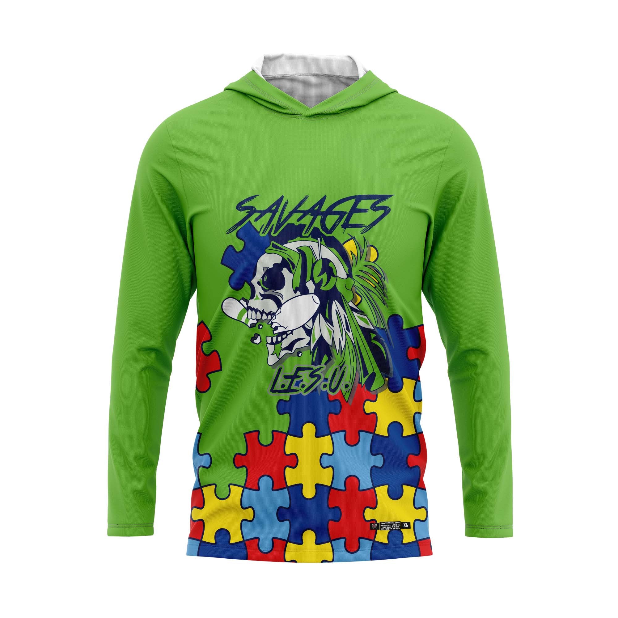 Spartanburg Savages Autism Jersey