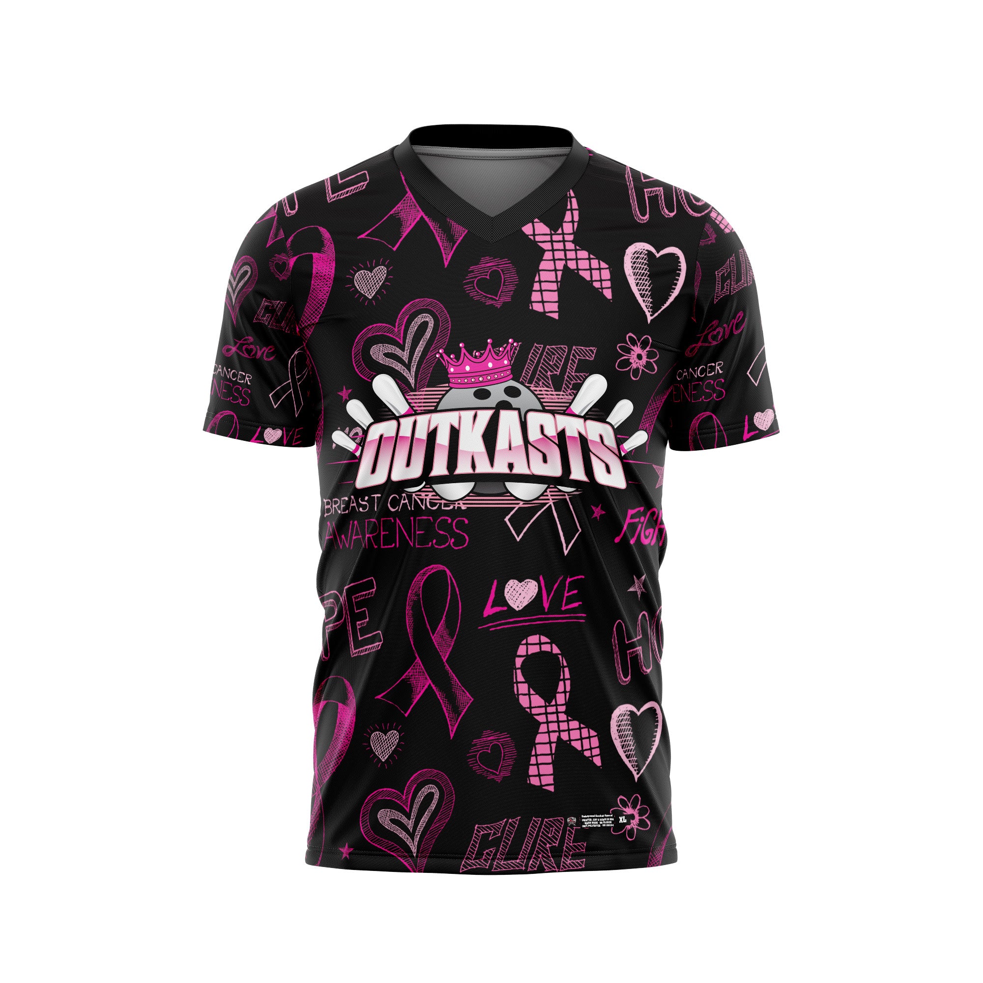 Outkasts Breast Cancer Pattern Jersey