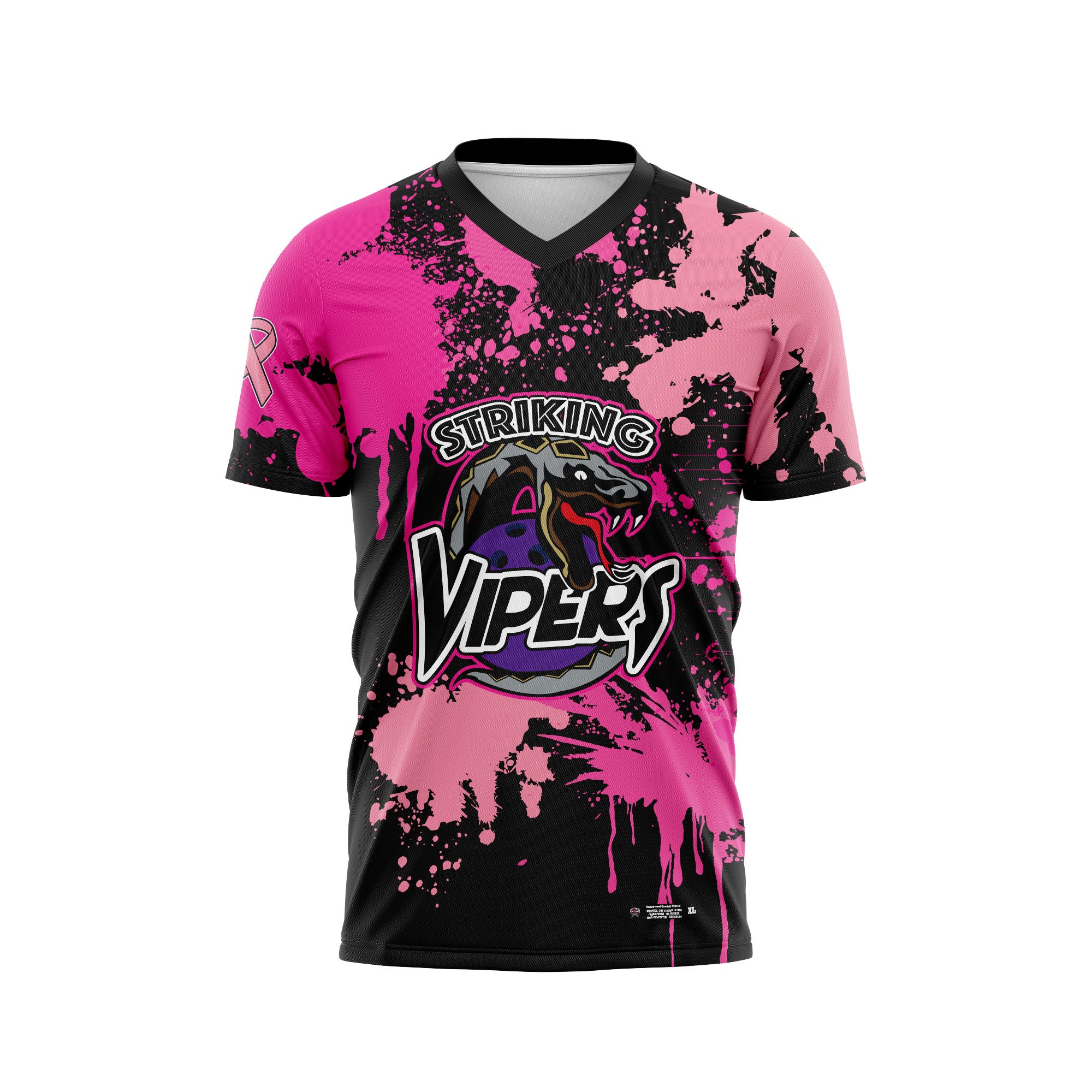 Striking Vipers Breast Cancer Jersey