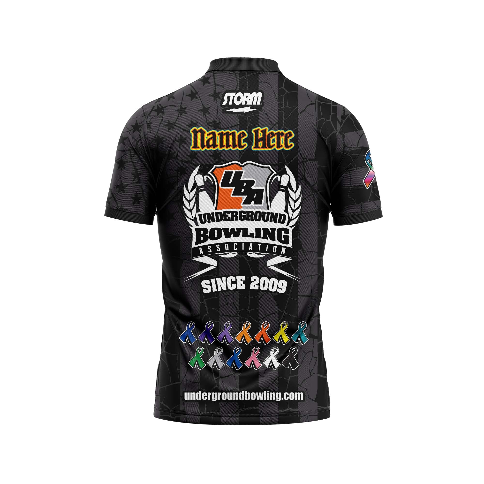 Pheonix Fire Black Flag All Cancer Jersey