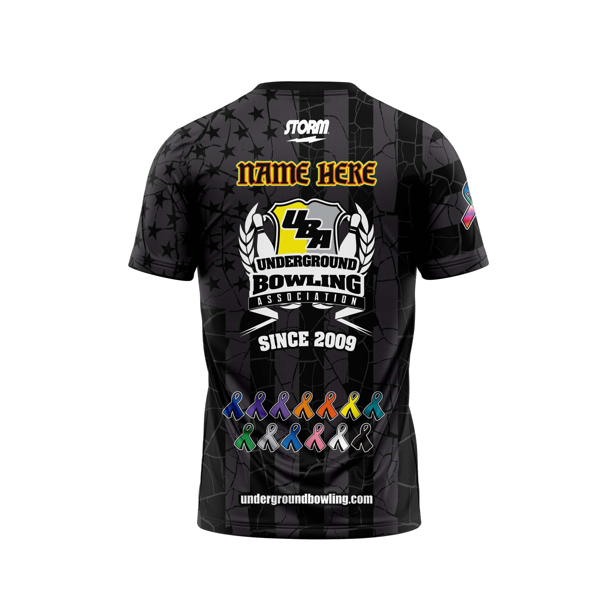 Pheonix Fire Black Flag All Cancer Jersey