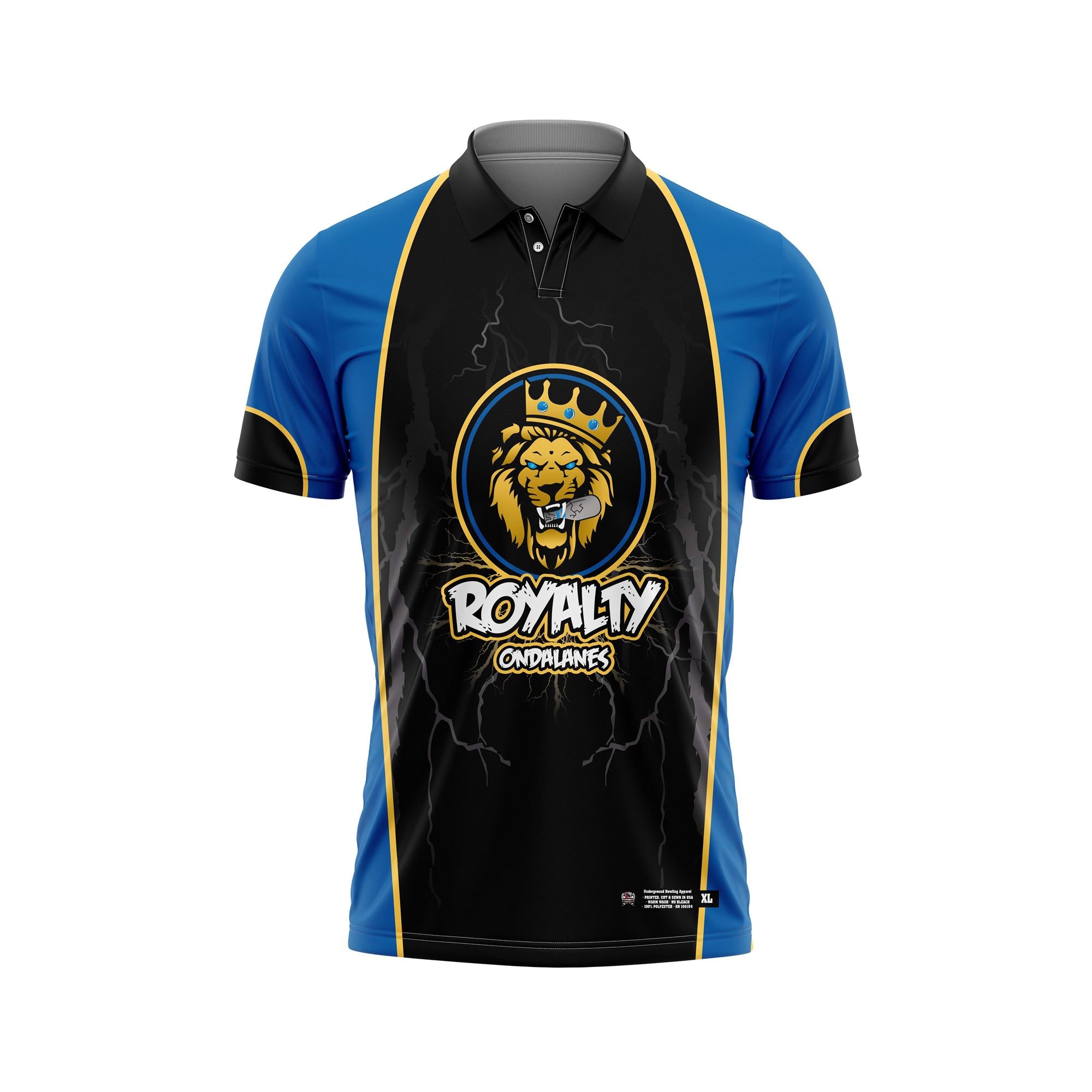 Royalty OnDaLanes Black Lightning Jersey