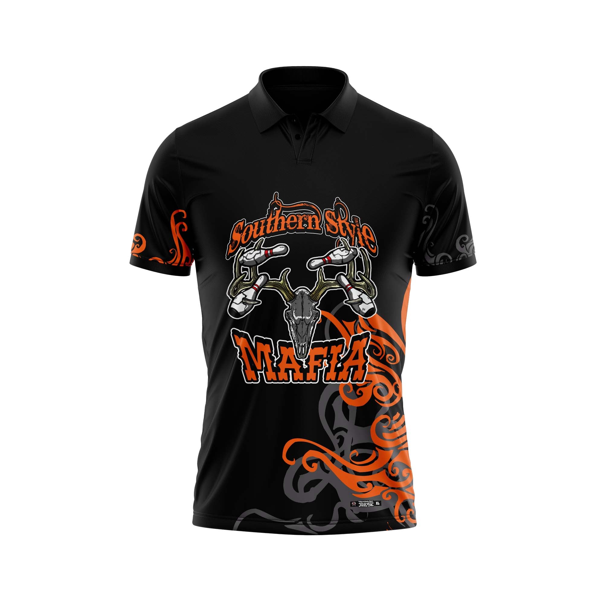 Southern Style Mafia Black / Orange Jersey