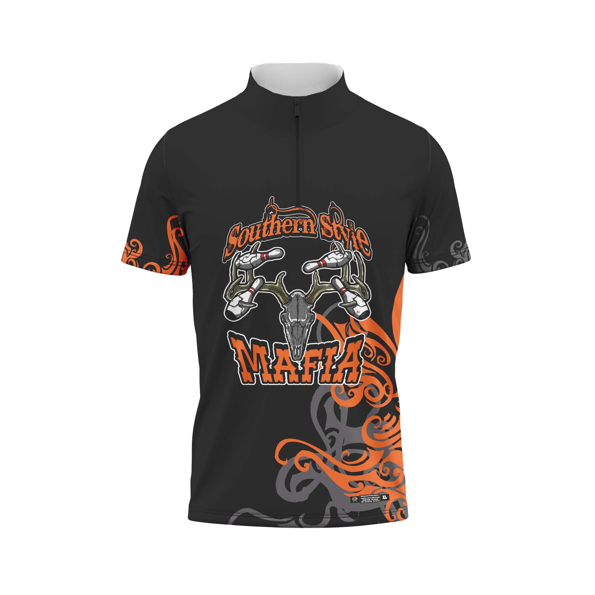 Southern Style Mafia Black / Orange Jersey