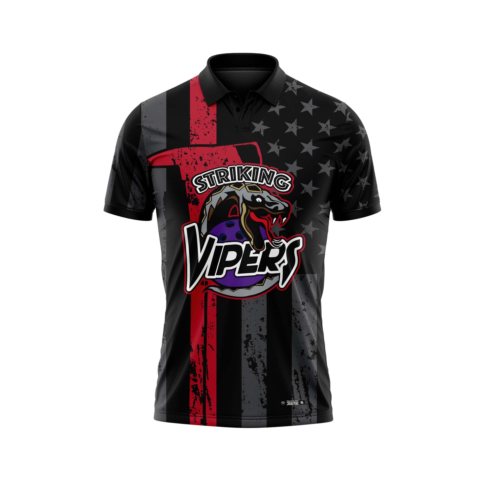 Striking Vipers Black / Red Jersey