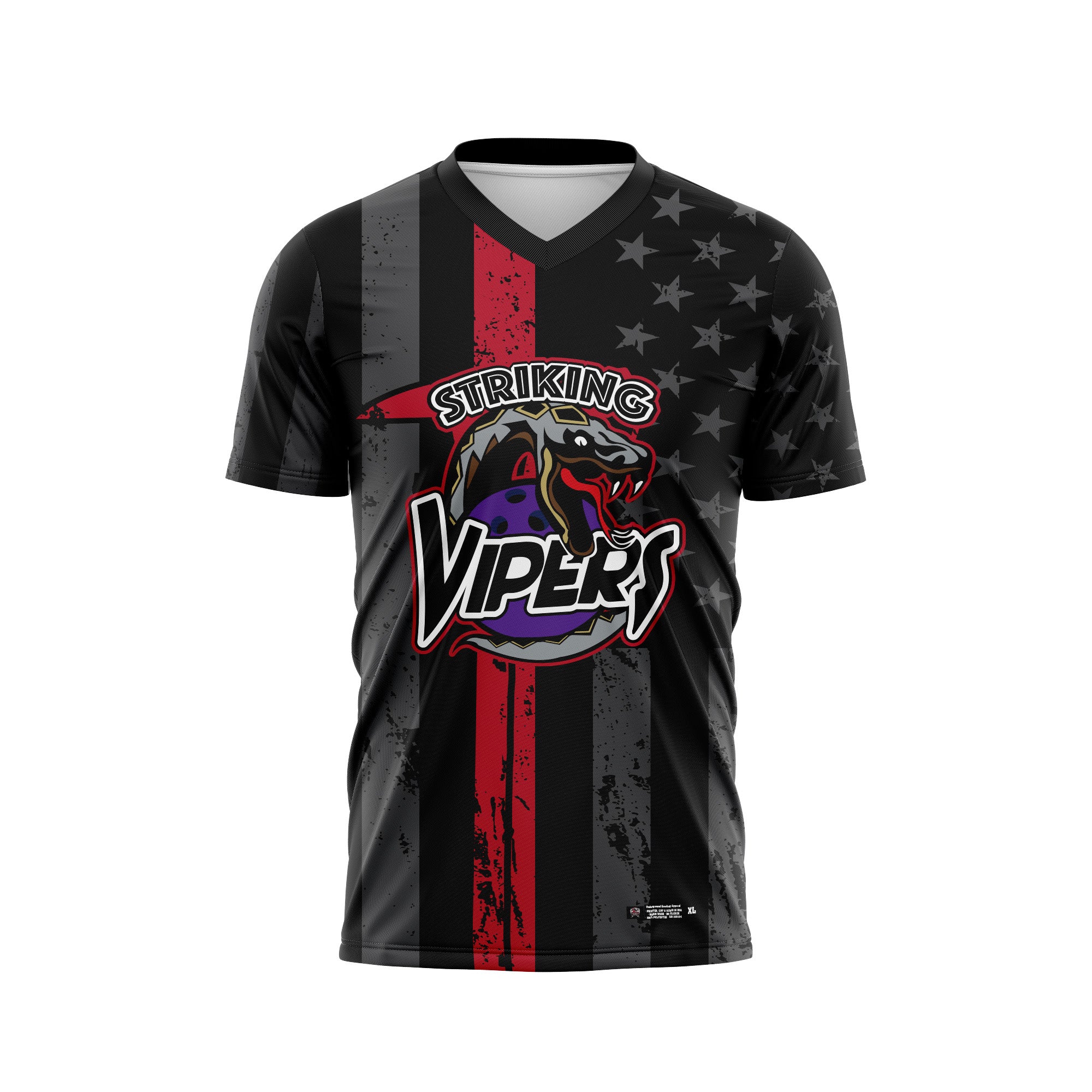 Striking Vipers Black / Red Jersey