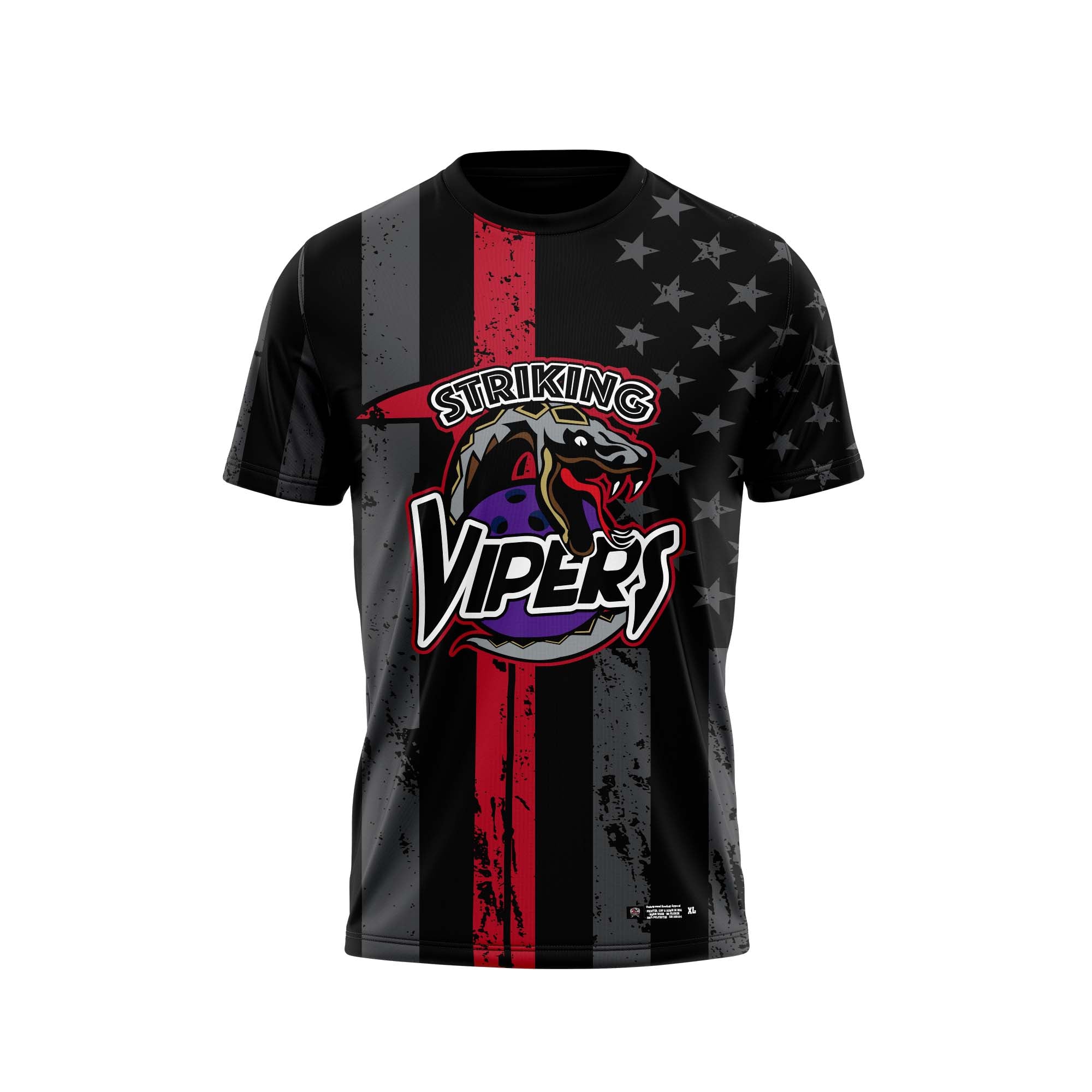 Striking Vipers Black / Red Jersey
