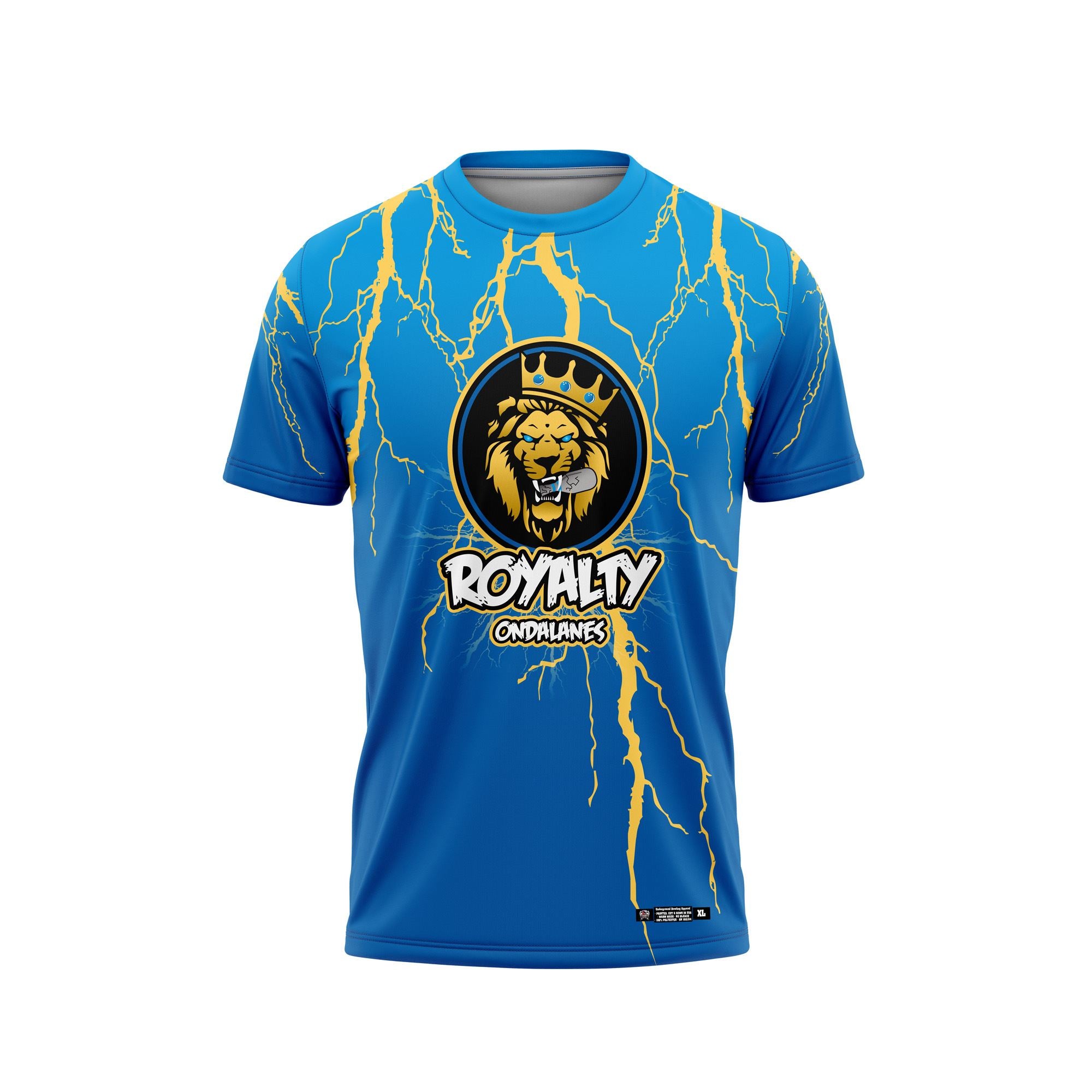 Royalty OnDaLanes Blue Lightning Jersey