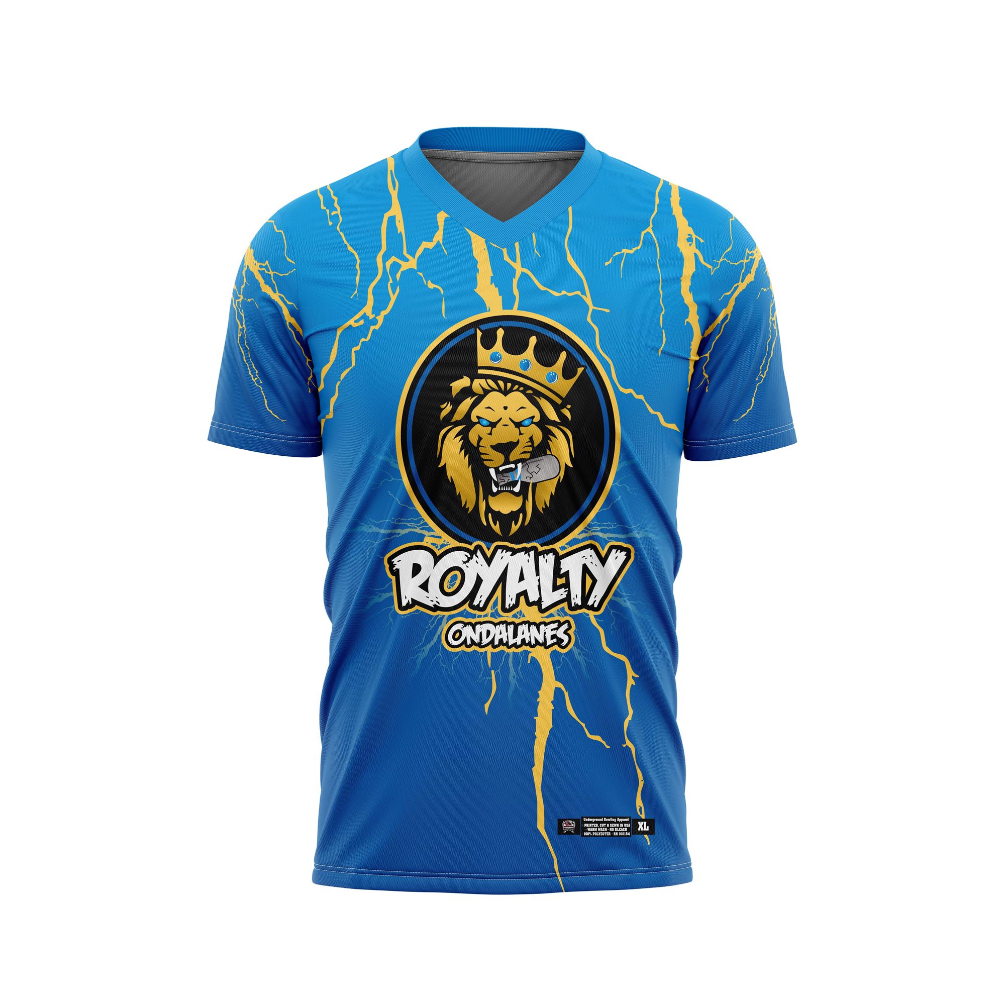 Royalty OnDaLanes Blue Lightning Jersey