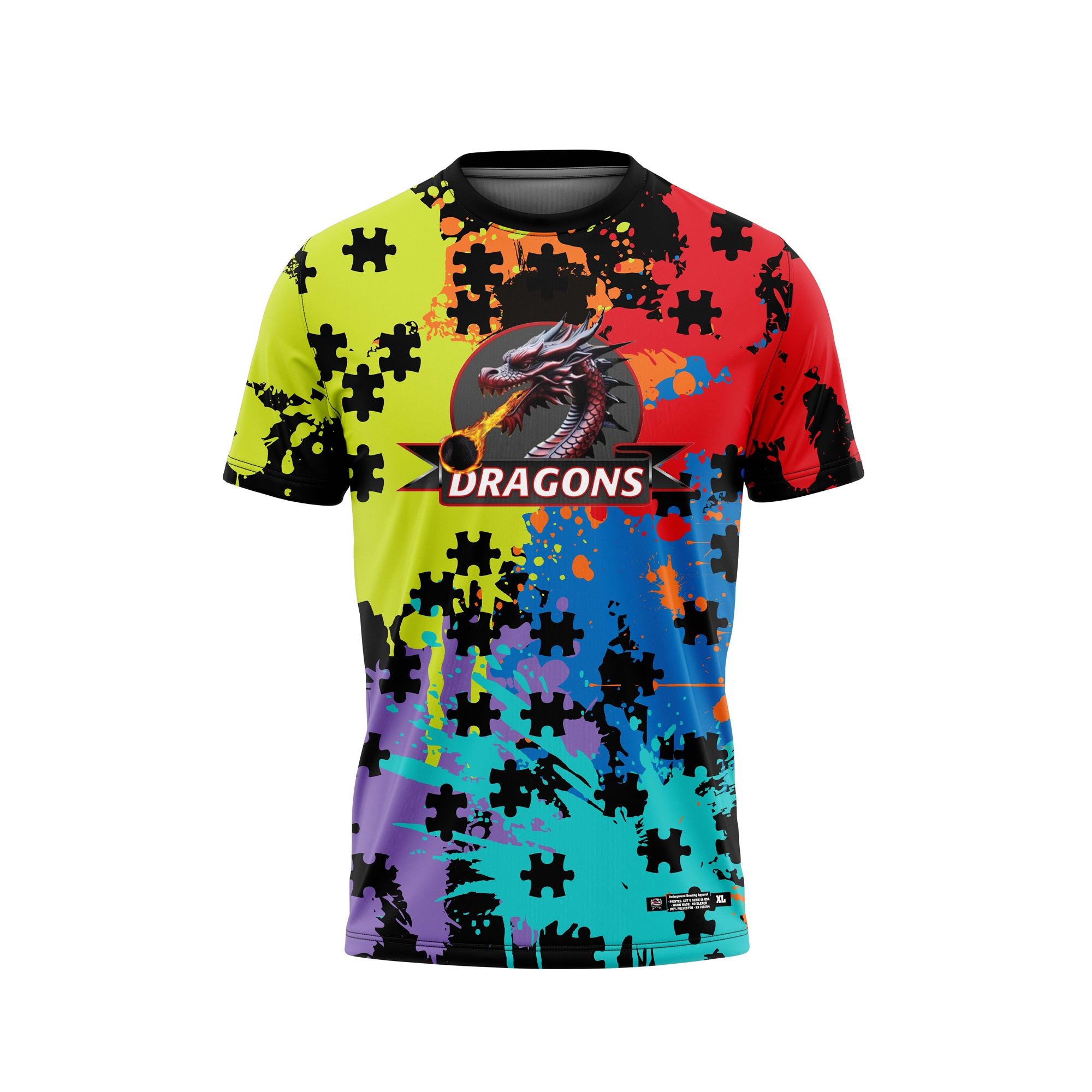 Wade Hampton Dragons Autism Jersey