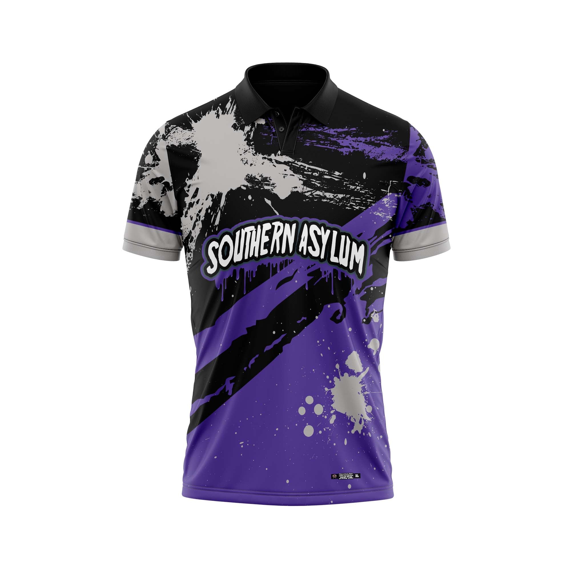 Southern Asylum Gray / Purple Splatter Jersey