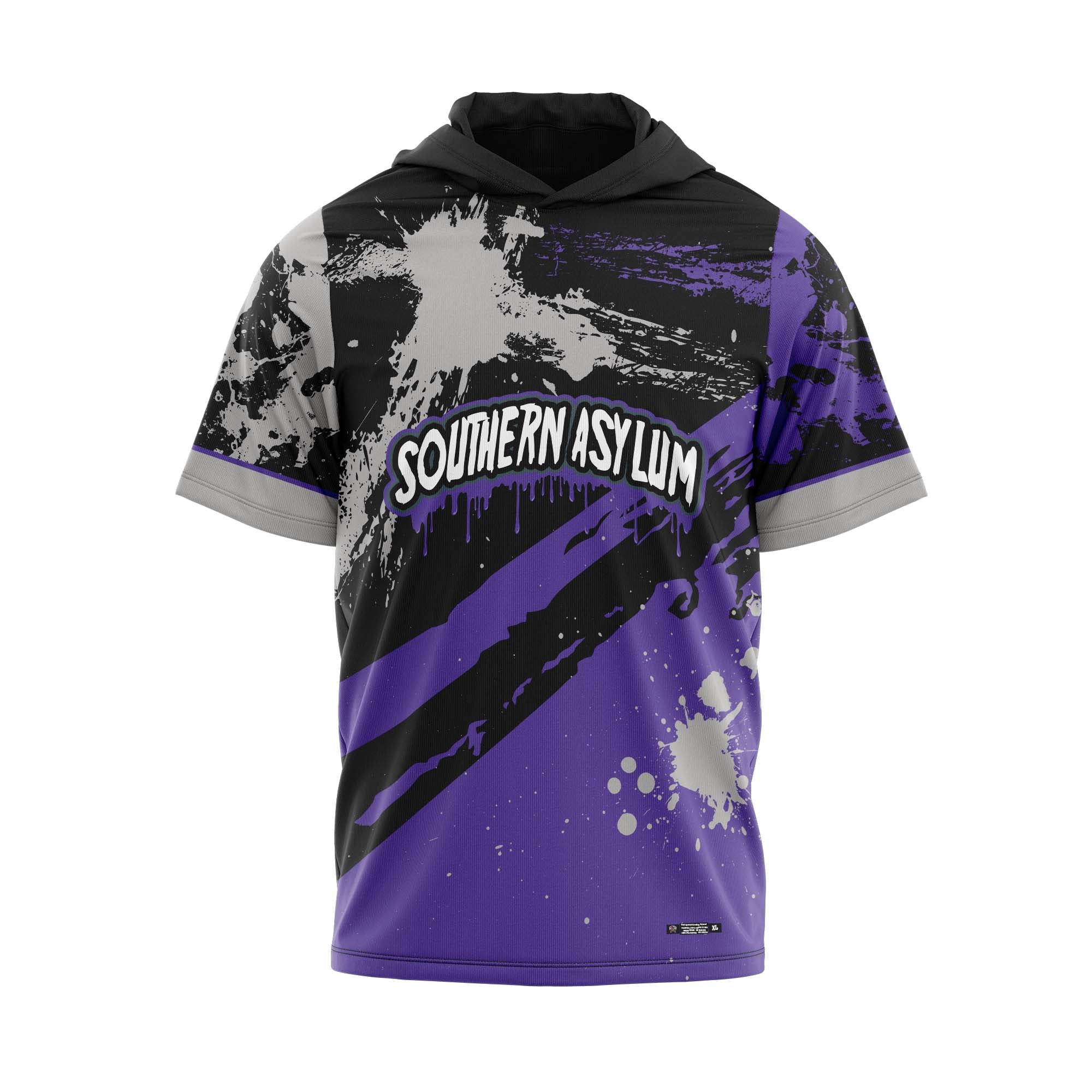 Southern Asylum Gray / Purple Splatter Jersey