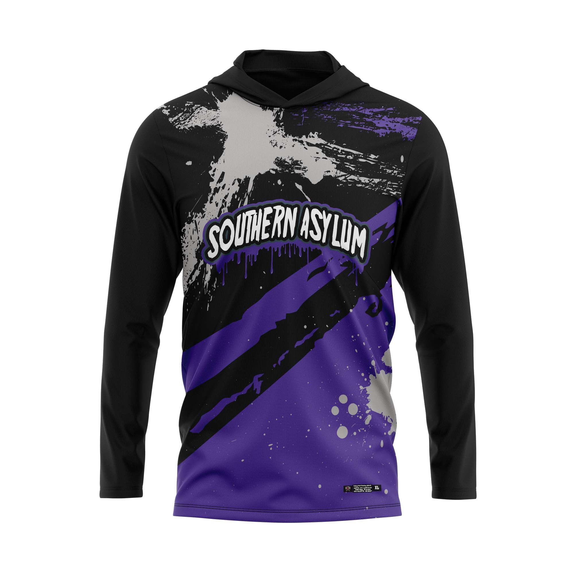 Southern Asylum Gray / Purple Splatter Jersey