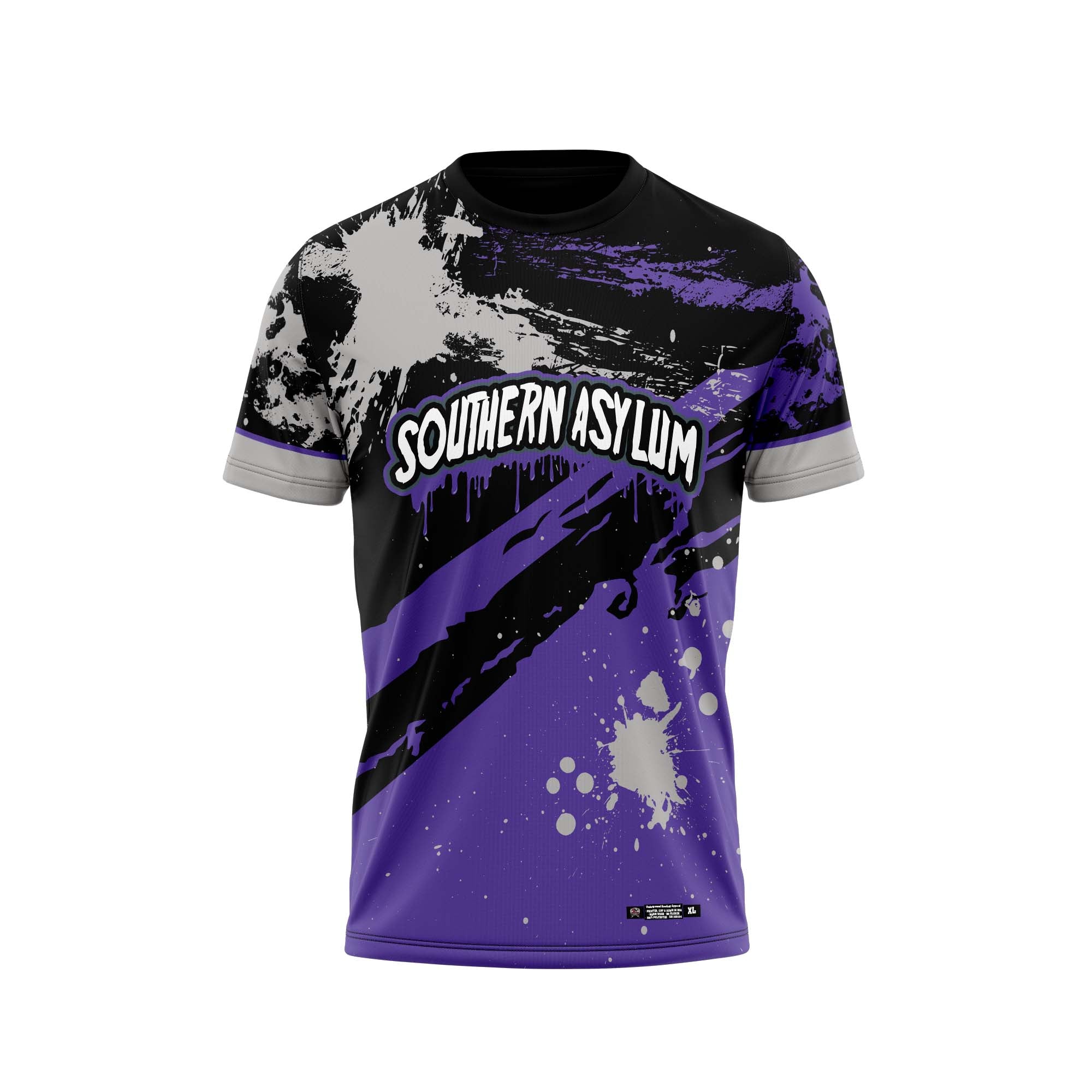 Southern Asylum Gray / Purple Splatter Jersey