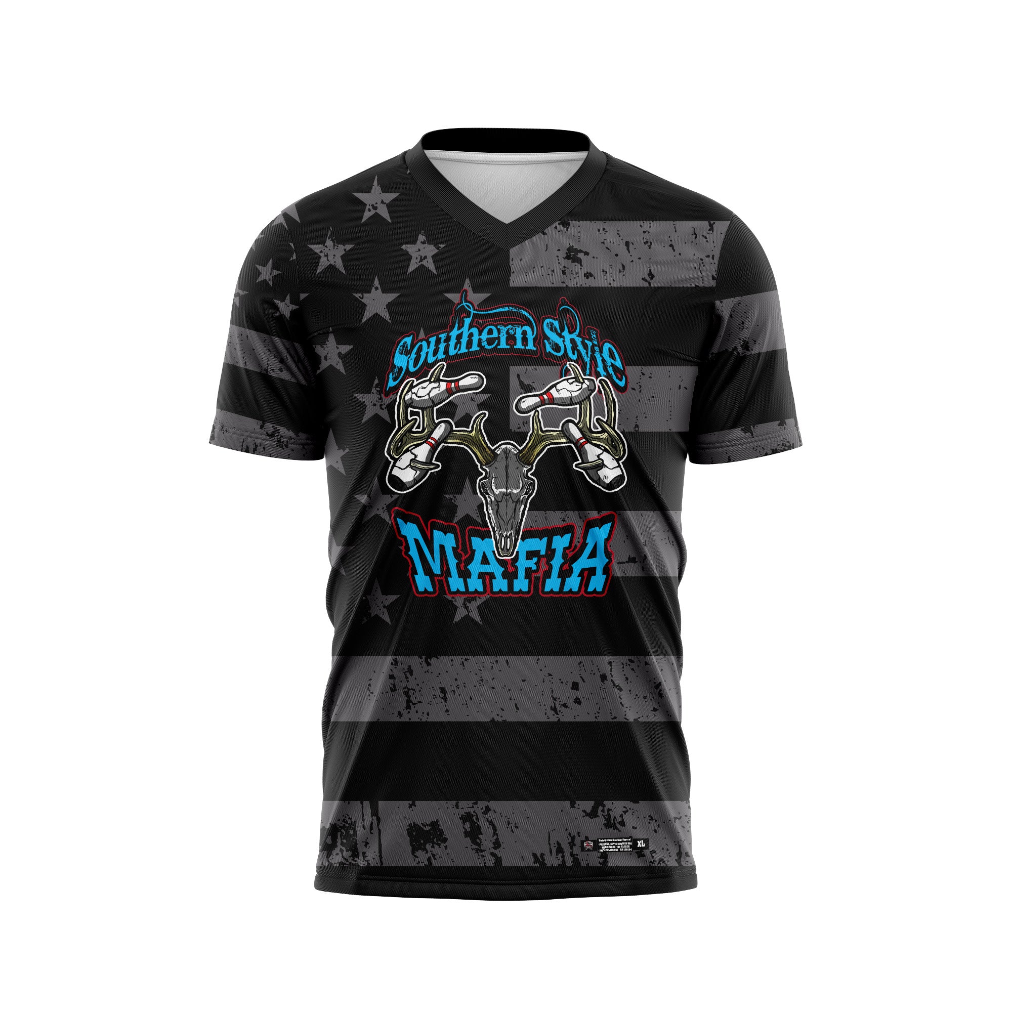 Southern Style Mafia Grey Flag Jersey