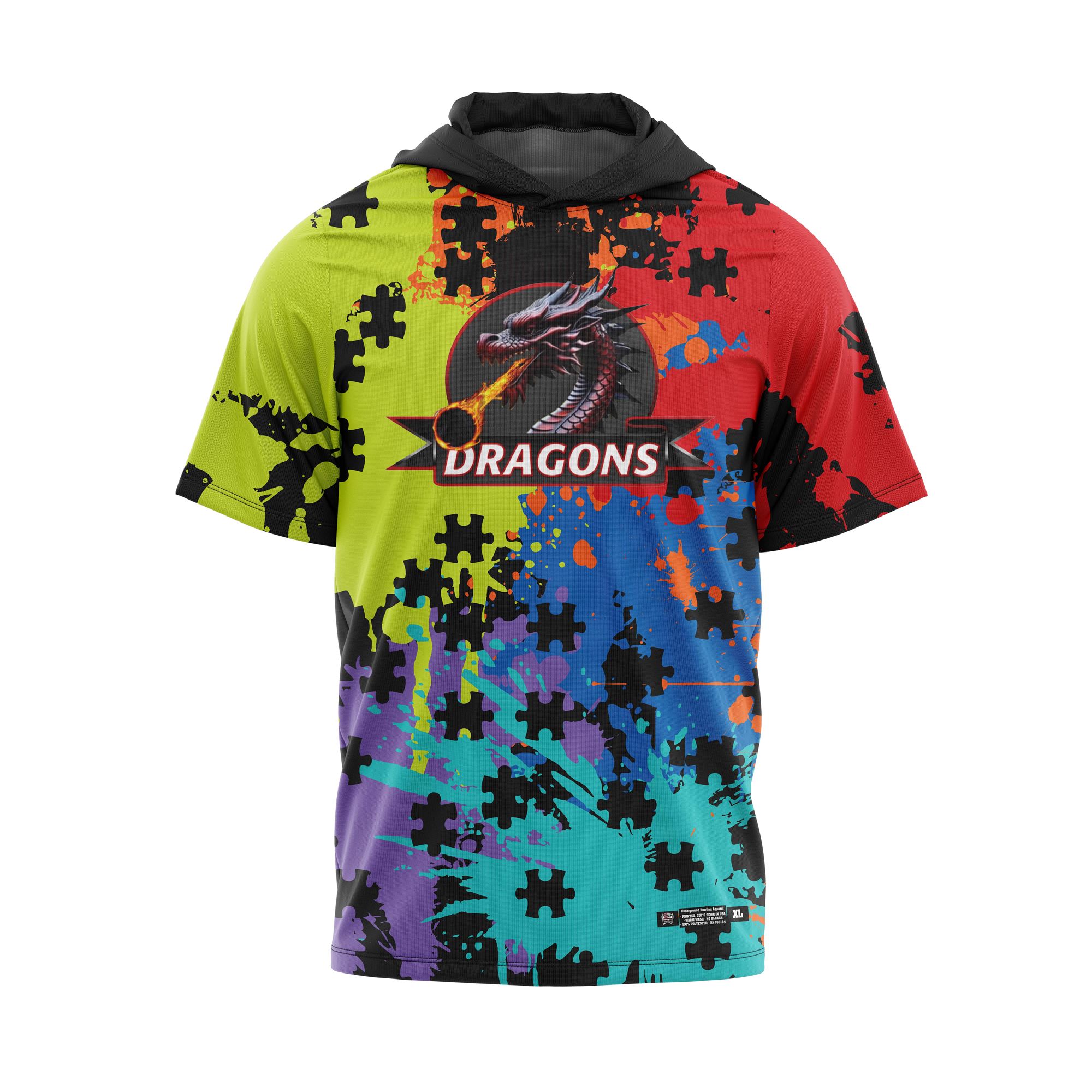 Wade Hampton Dragons Autism Jersey