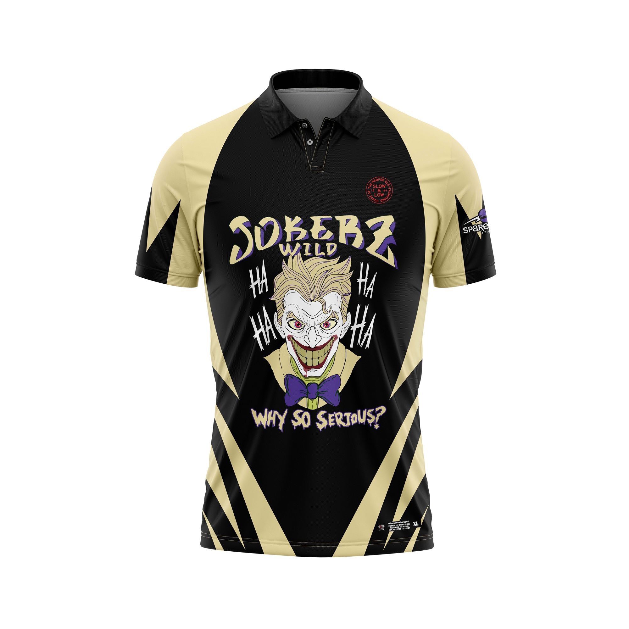 JOKERZ WILD Black And Gold Jersey