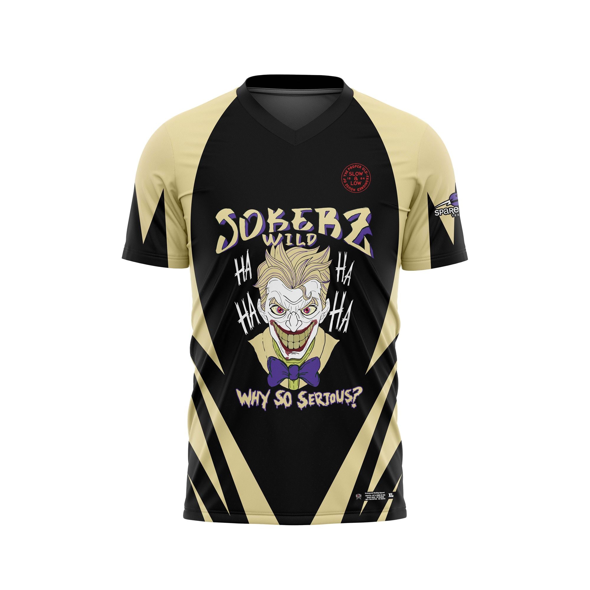 JOKERZ WILD Black And Gold Jersey