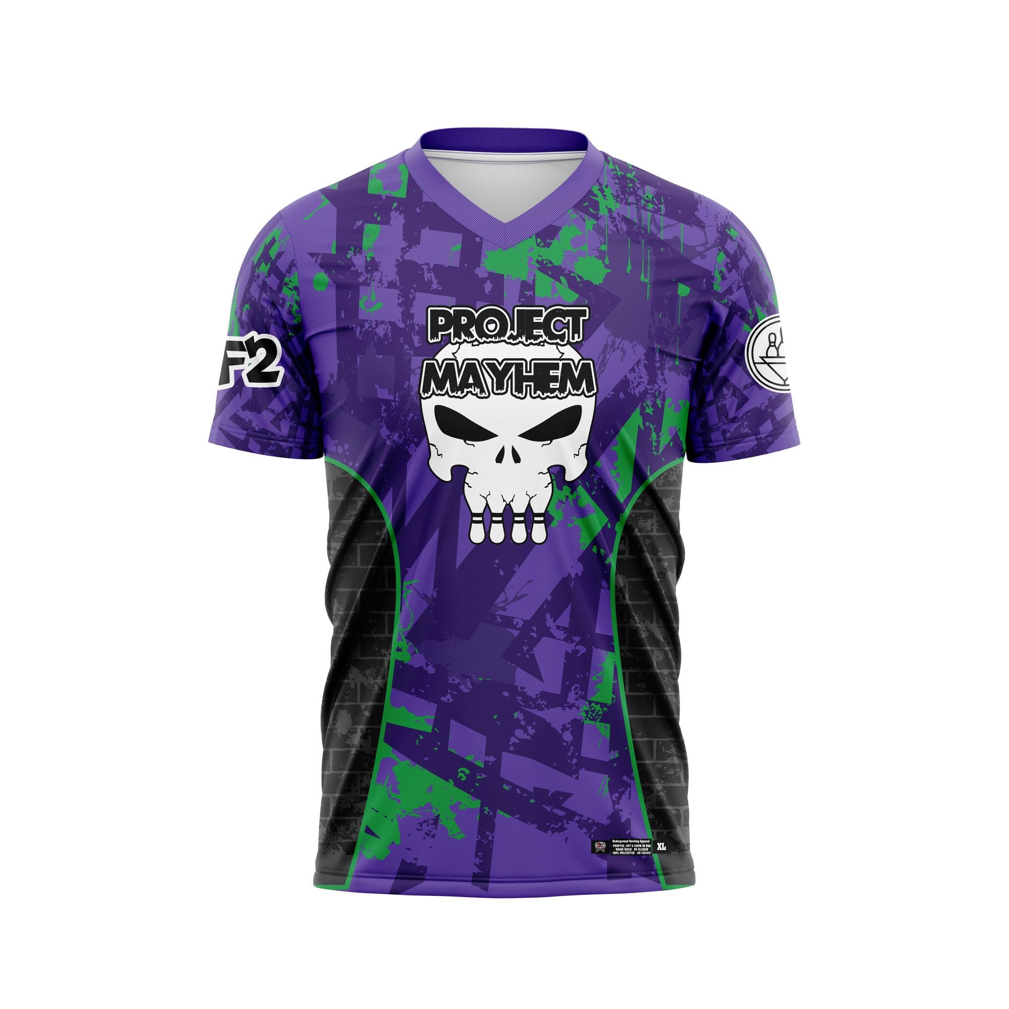 Project Mayhem Purple Green Jersey