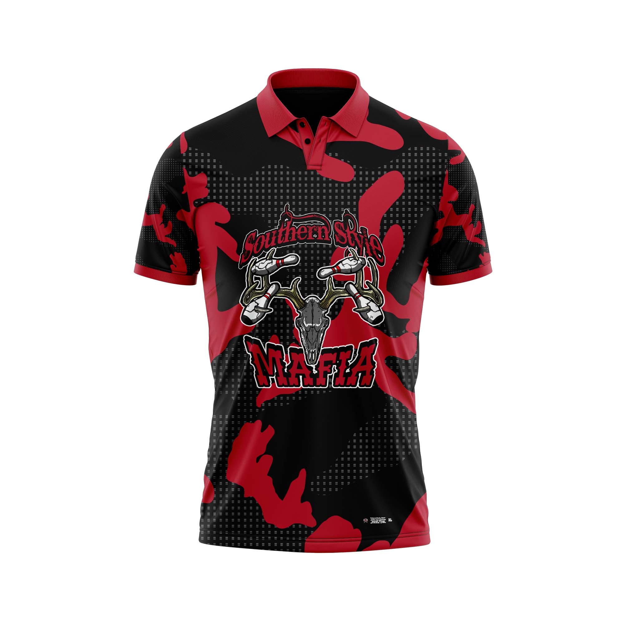 Southern Style Mafia Red Camo Jersey