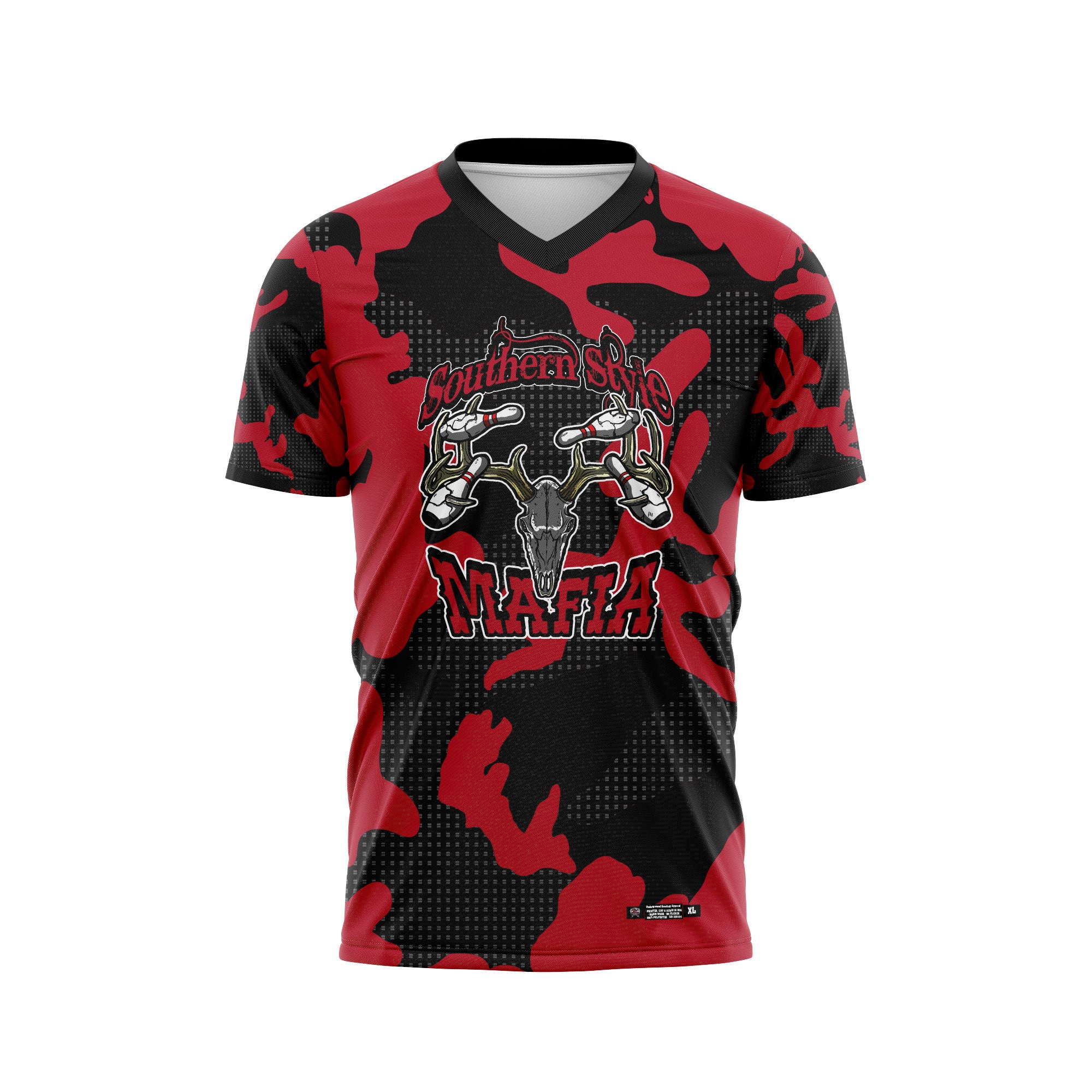 Southern Style Mafia Red Camo Jersey