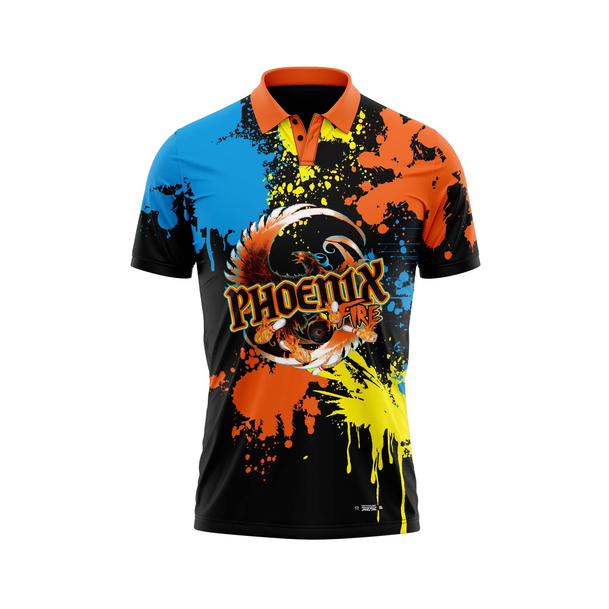 Pheonix Fire Splatter Jersey