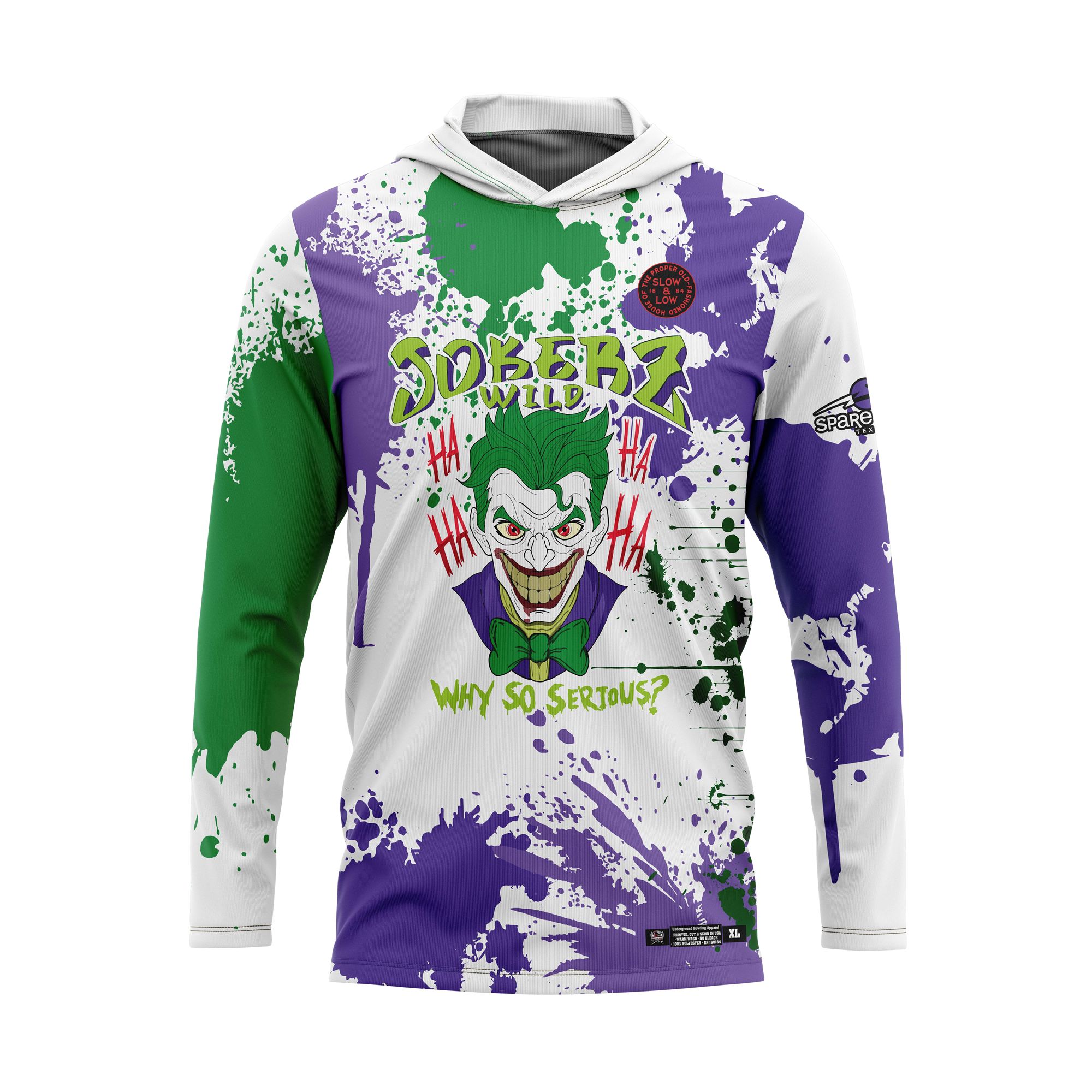 JOKERZ WILD Splatter White Jersey