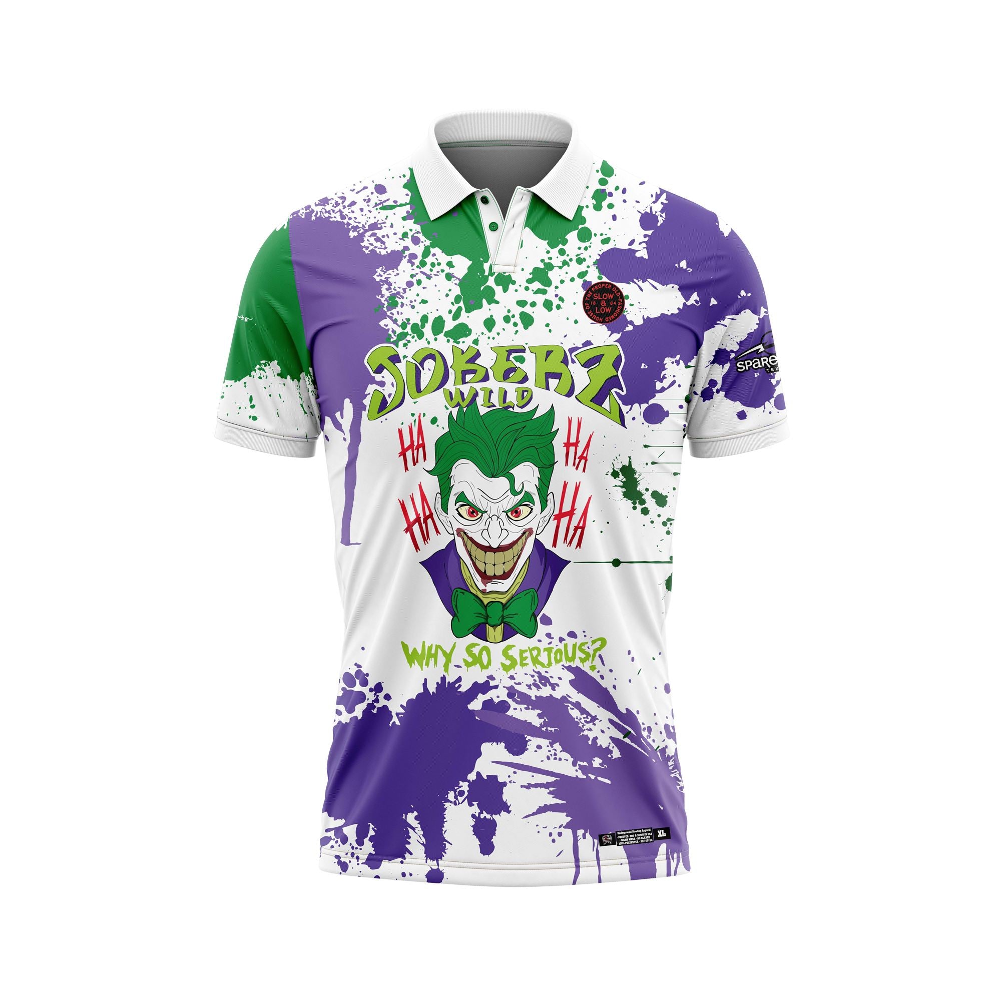 JOKERZ WILD Splatter White Jersey