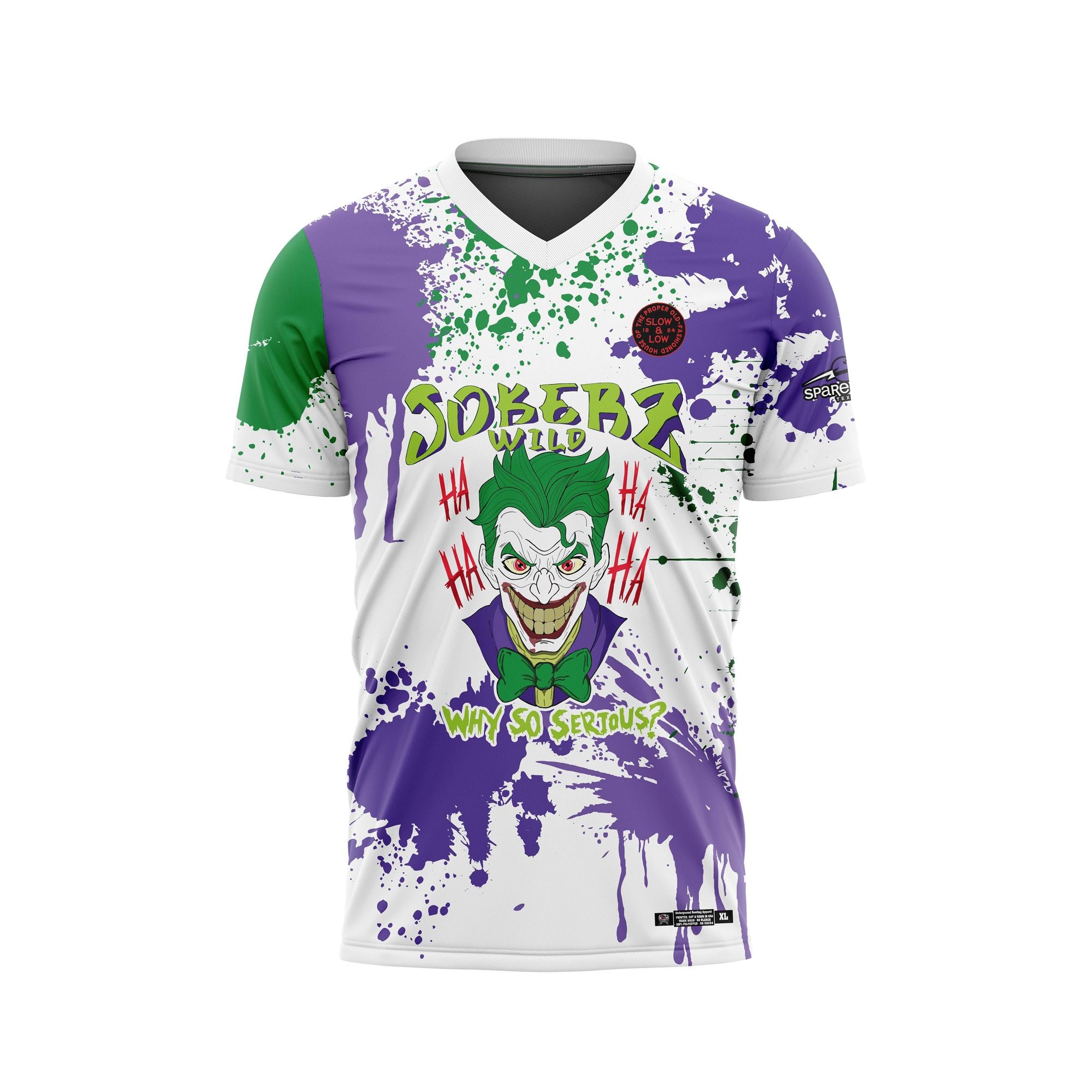 JOKERZ WILD Splatter White Jersey