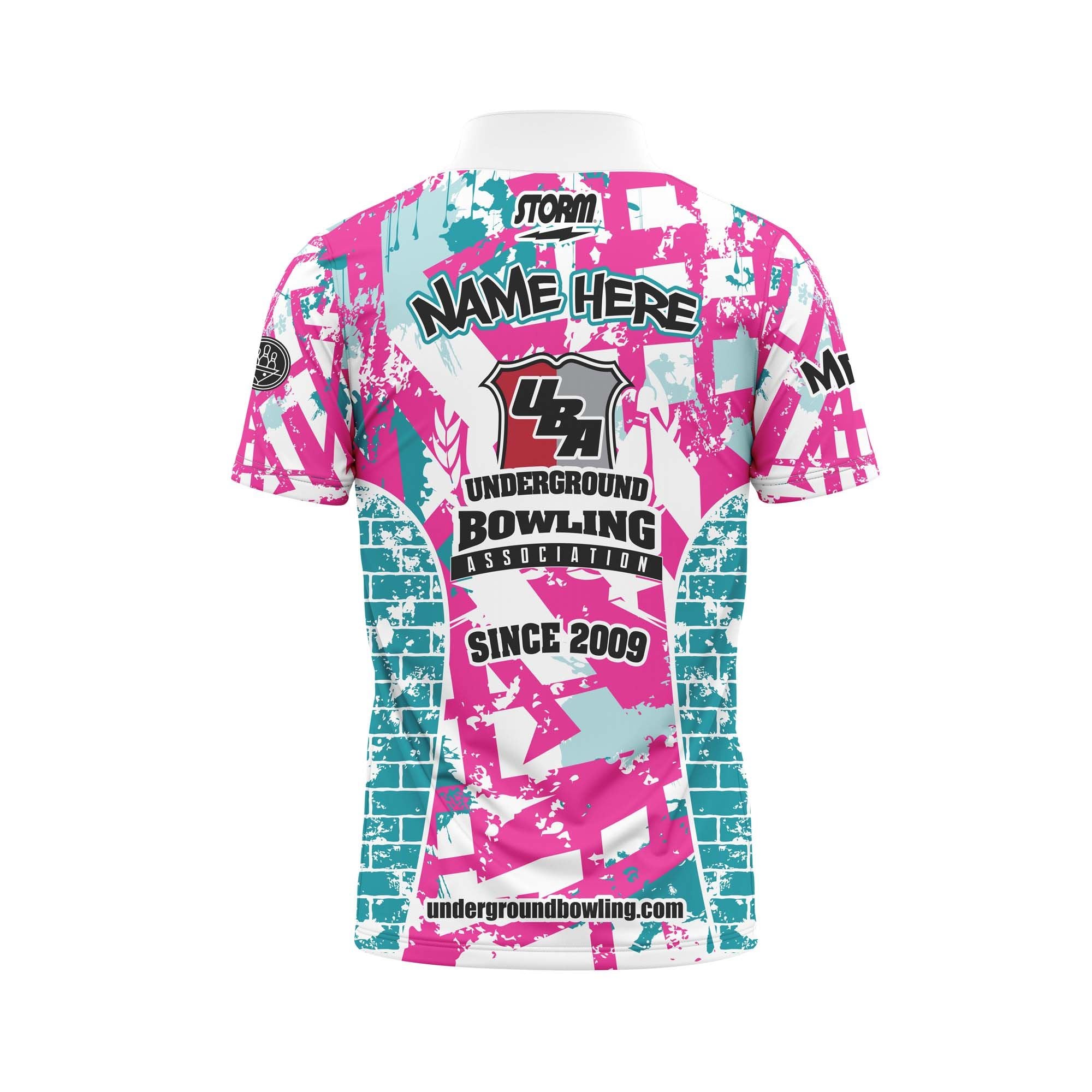 Project Mayhem White Aqua Pink Jersey