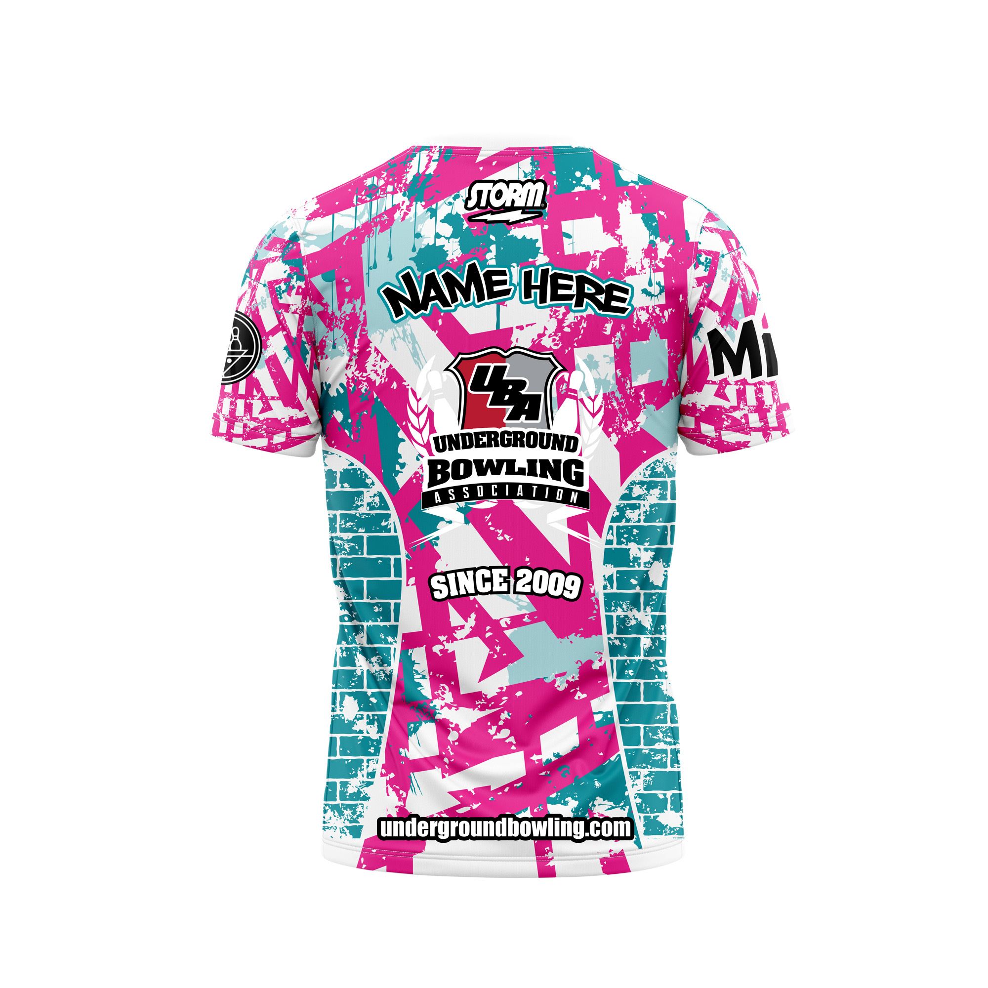 Project Mayhem White Aqua Pink Jersey