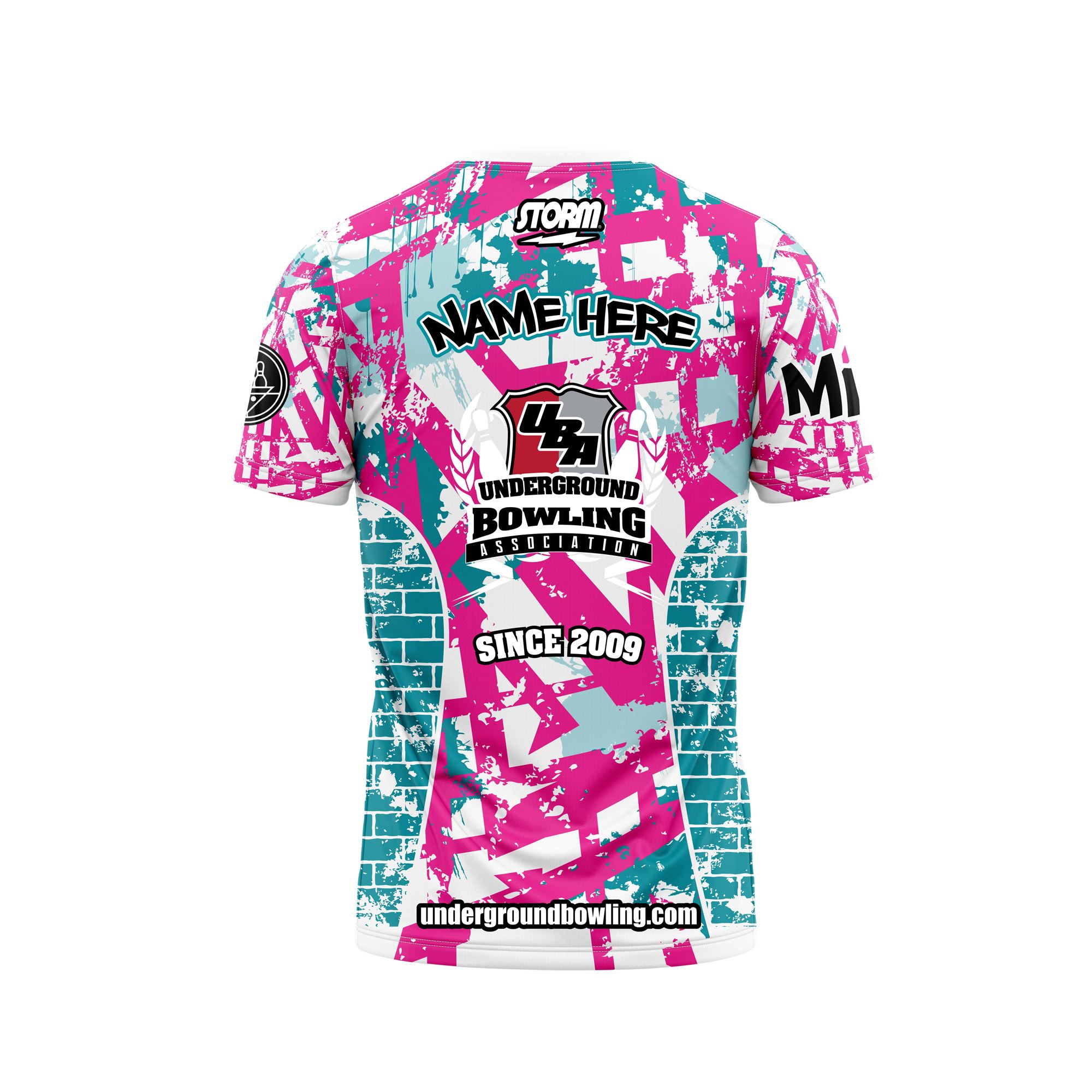 Project Mayhem White Aqua Pink Jersey