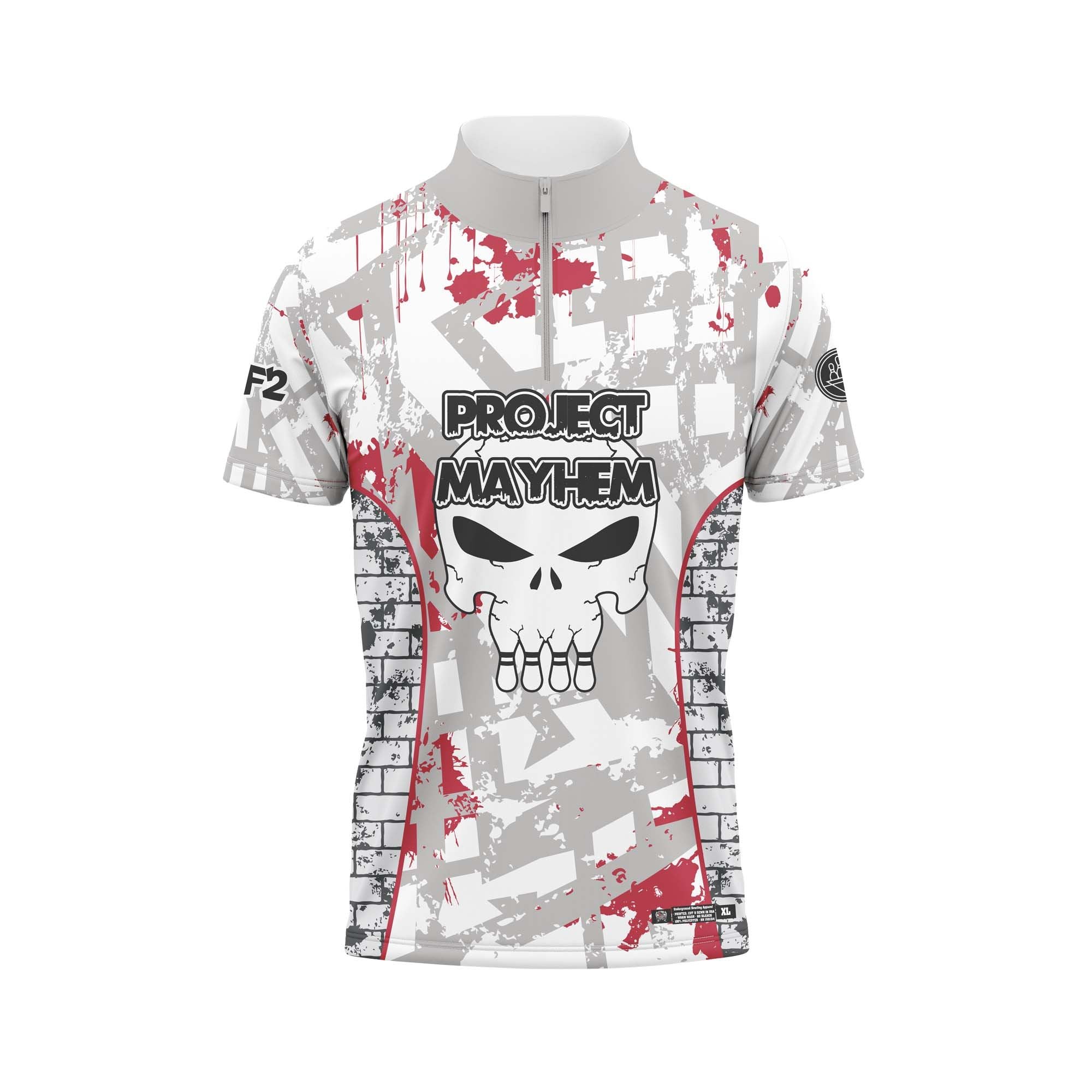 Project Mayhem White Red Jersey