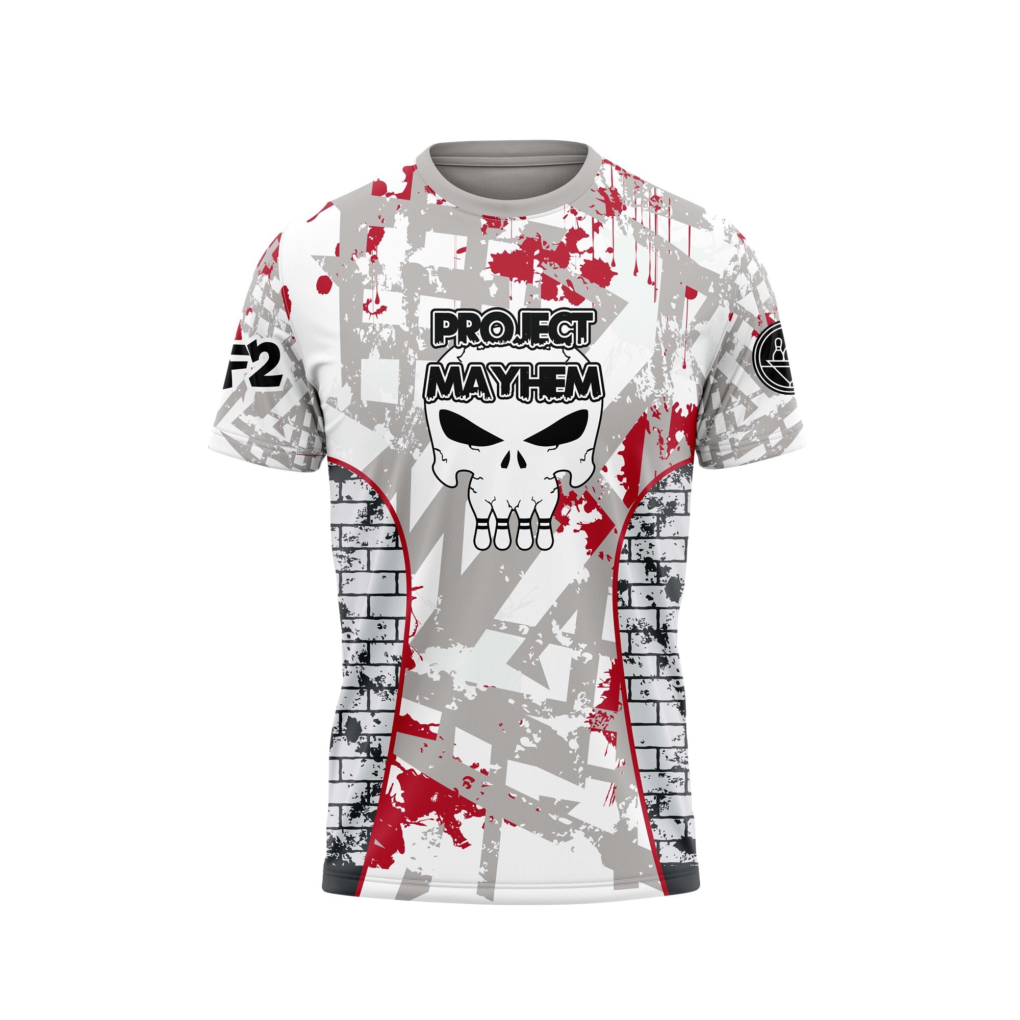 Project Mayhem White Red Jersey